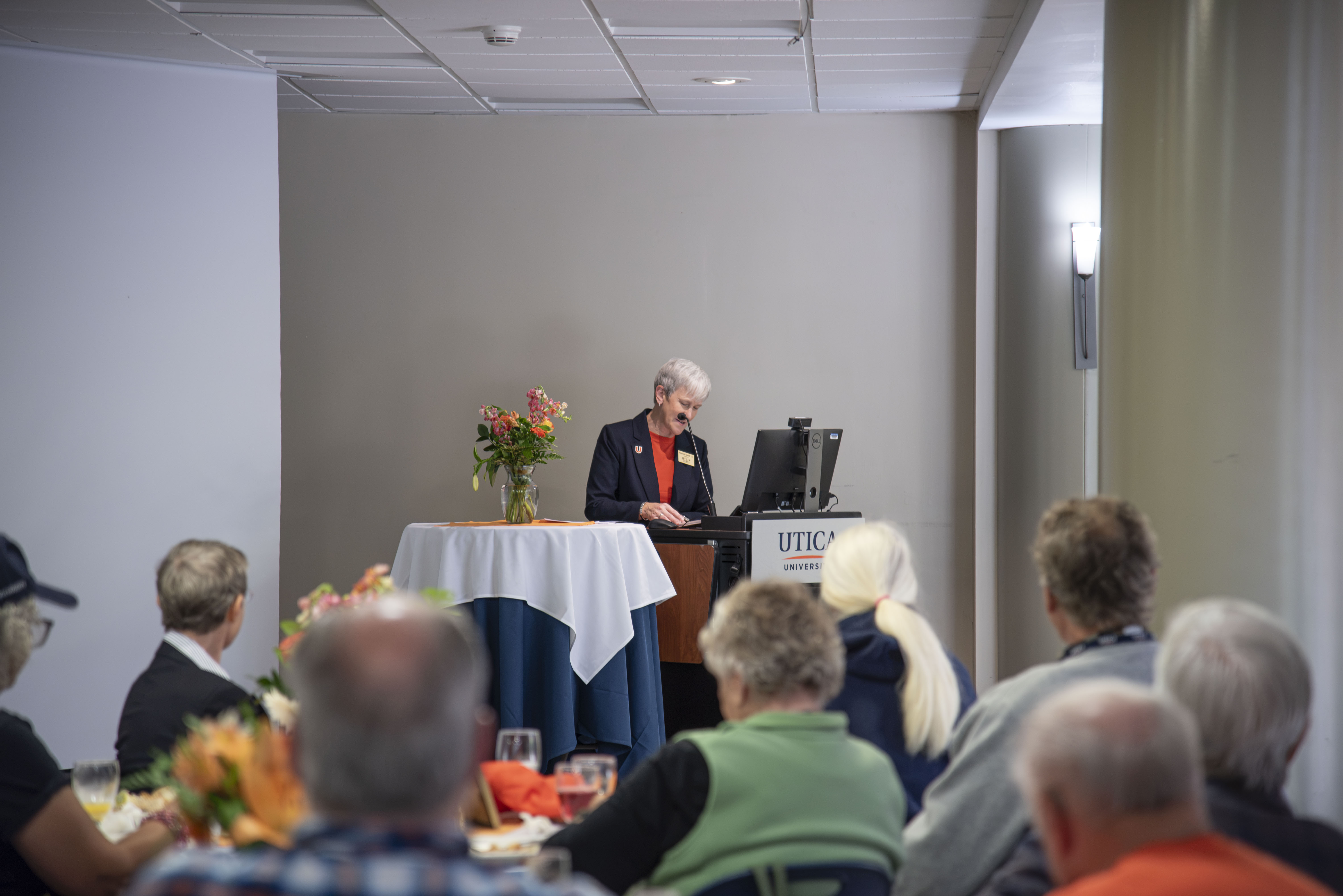 President Nesbitt speaks at 2026 Golden Pioneers luncheon.