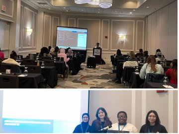 Makayla Coleman leads a workshop at NYCWiC 2026.